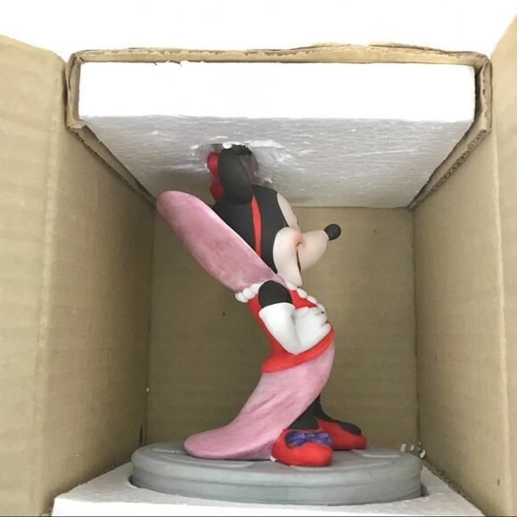 Disney Collectables Glamorous Minnie Mouse Vintage Porcelain Figurine - Picture 10 of 10